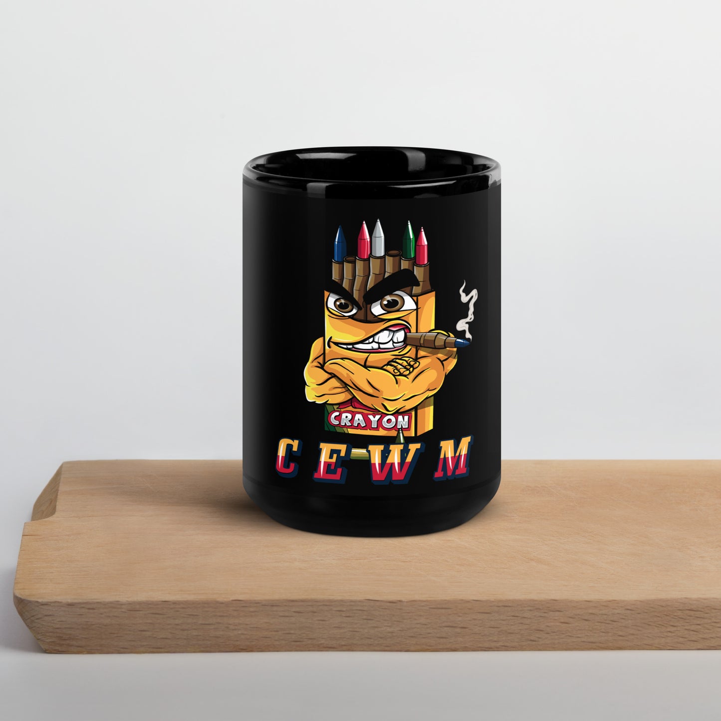 C.E.W.M - Black Glossy Mug