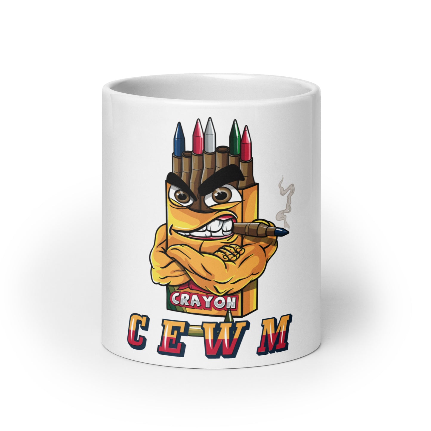 C.E.W.M - White glossy mug